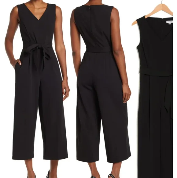 CALVIN KLEIN WIDE LEG JUMPSUIT - Picture 1 of 16